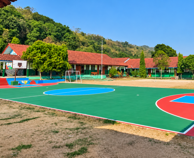 Lapangan Makin Semarak, SMPN 2 Maleber Tata Prasarana Olahraga untuk Dukung Pembelajaran dan Prestasi Murid